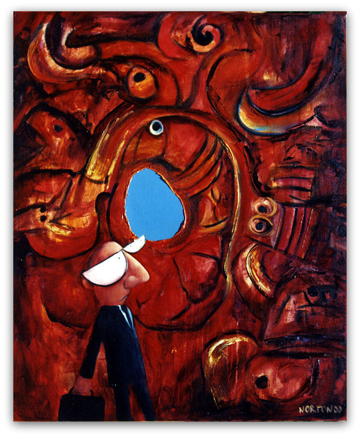 Auditor Enters Loophole - Helen Norton Art