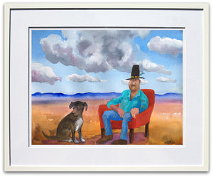 Station Boss and Dog