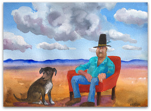 Station Boss and Dog