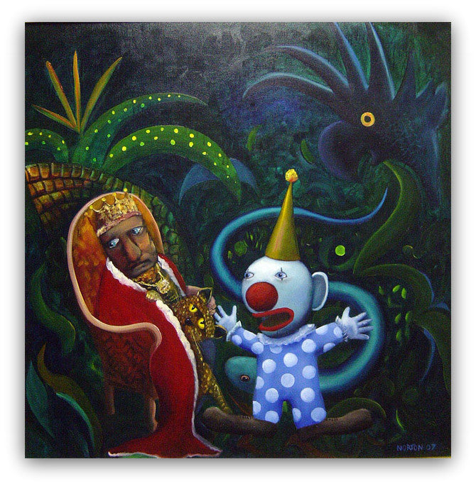 The Fool in the Forest - Helen Norton Art