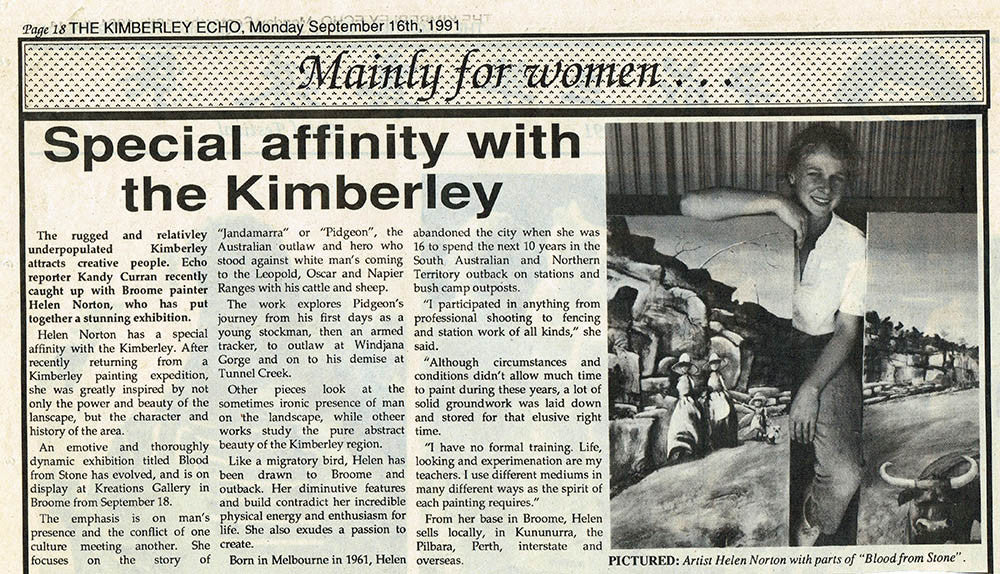 1991 Special Affinity For The Kimberley - The Kimberley Echo