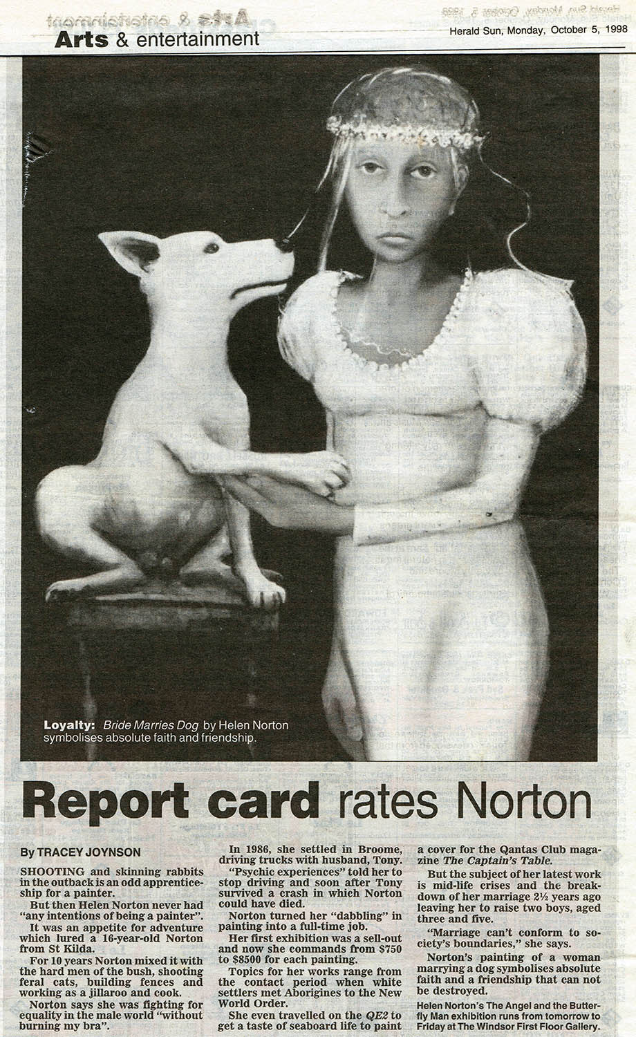 1998 Report Card Rates Norton - Tracey Joynson - Herald Sun