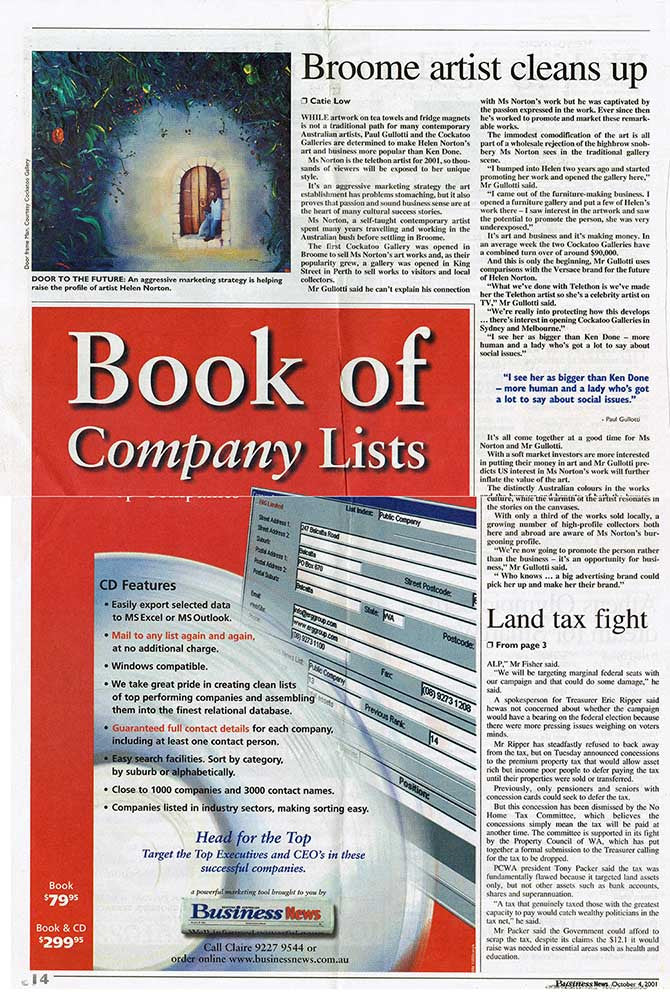 2001 Business News