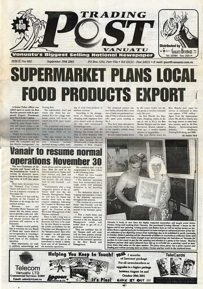 2001 Trading Post Vanuatu