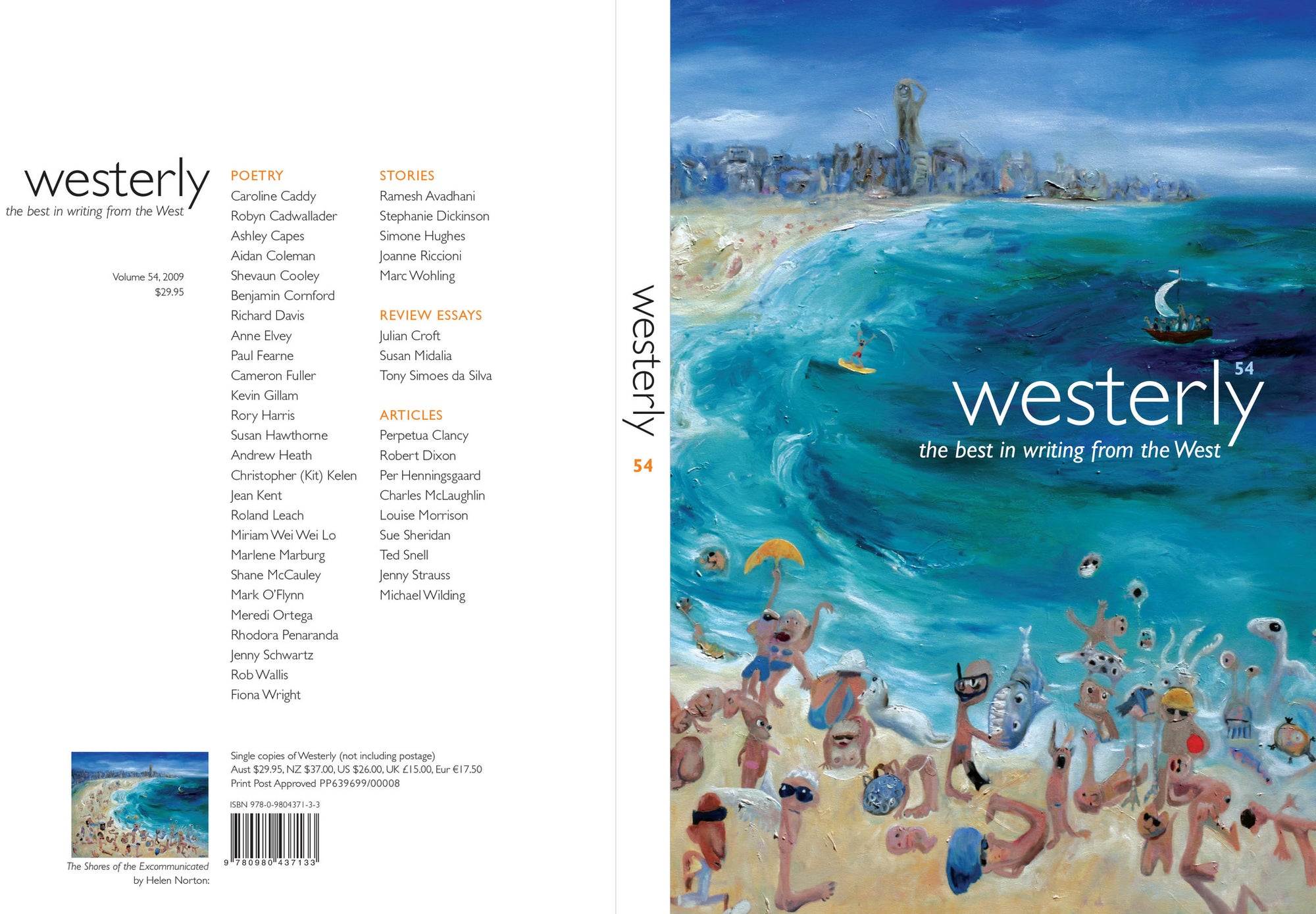 2009 The Westerly - Front Cover