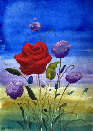 30 Day Watercolor Challange Paintings (COMING SOON) - 45 small watercolours