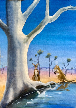 30 Day Watercolor Challange Paintings (COMING SOON) - 45 small watercolours