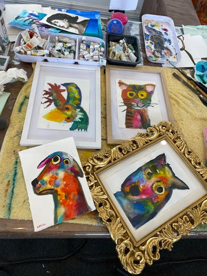 30 Day Watercolor Challange Paintings (COMING SOON) - 45 small watercolours