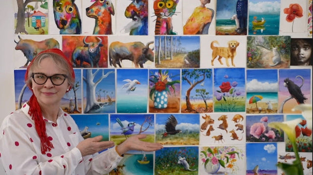 30 Day Watercolor Challange Paintings (COMING SOON) - 45 small watercolours