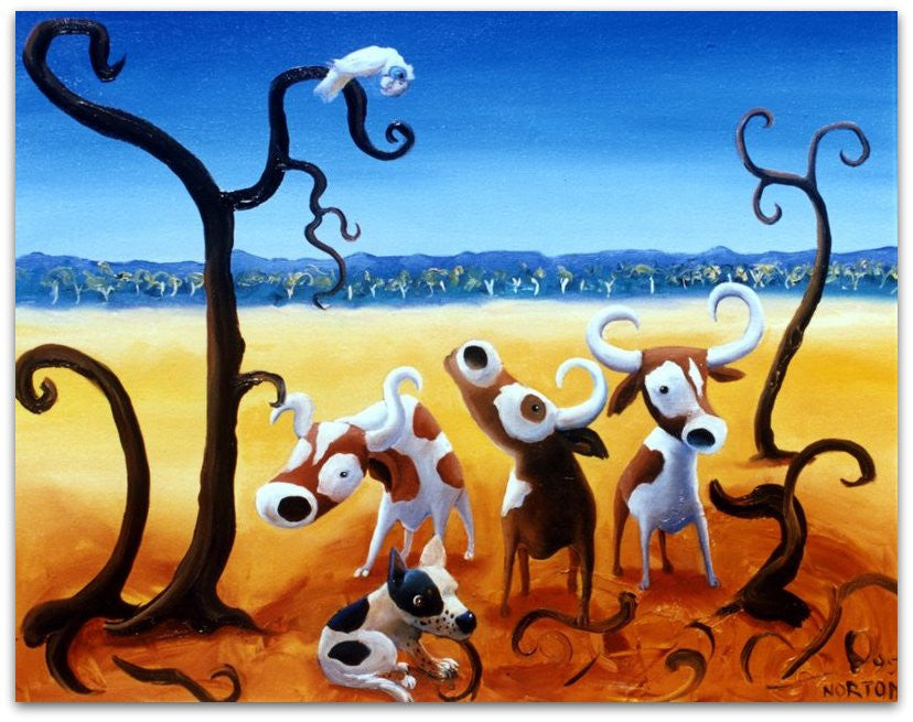 1995 Curly Horned Cows