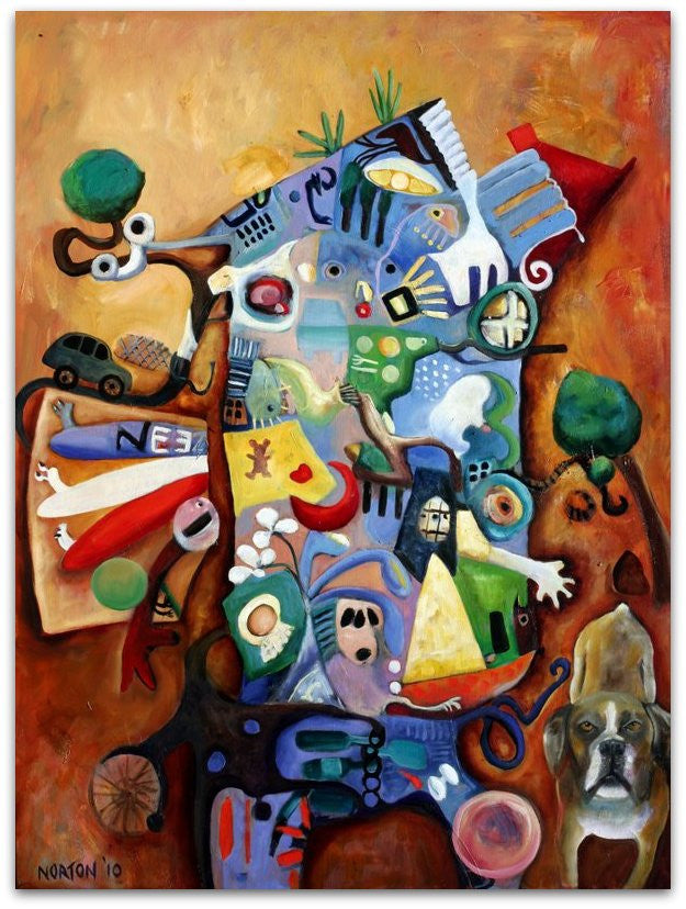 2010 House with Brown Dog