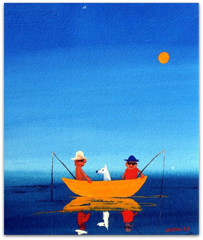 Two Men Fishing