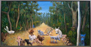 Animals Meeting in the Forest