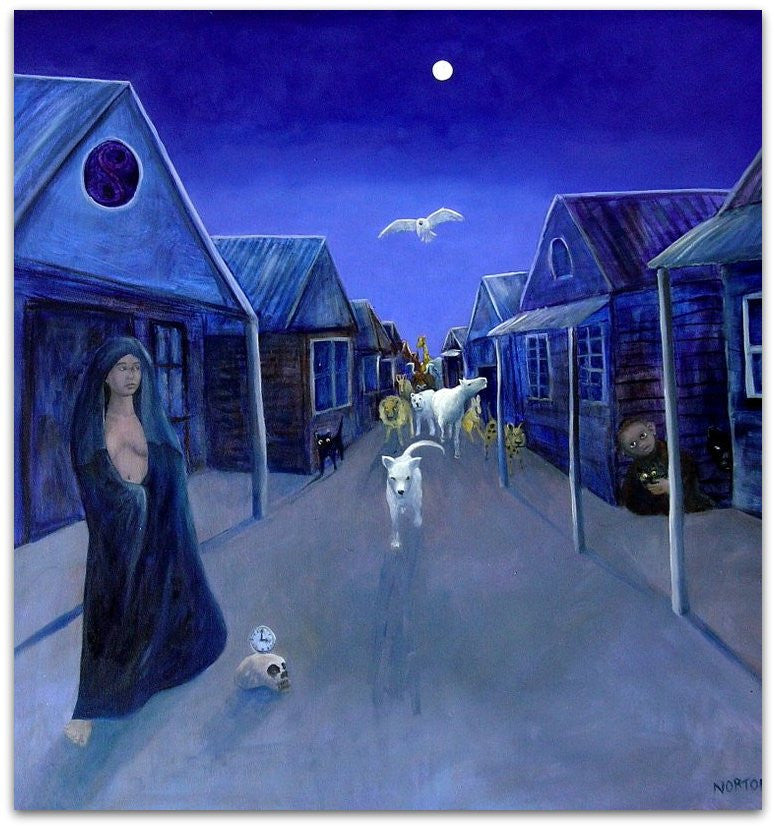 Animals Followed Us in Dark Streets