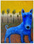 Blue Dog and Yellow Sky
