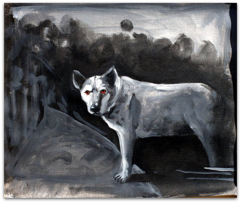 Blue Dog on Edge