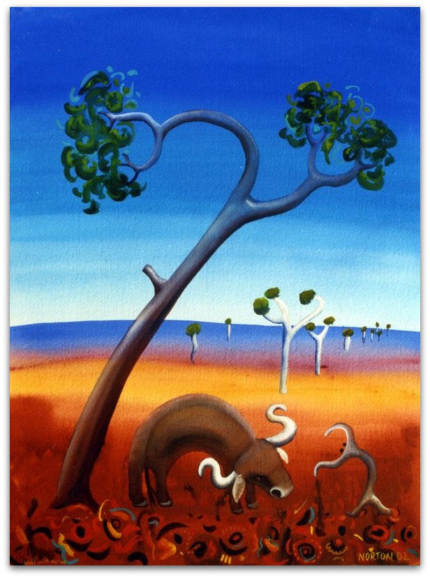 Bull with Curve
