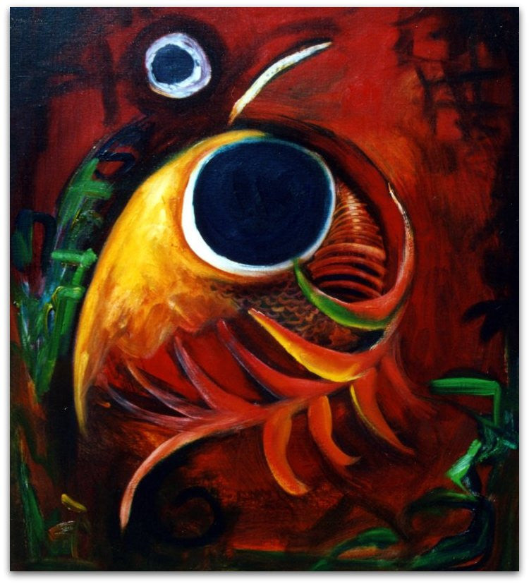 Camilla the Bird - Helen Norton Art