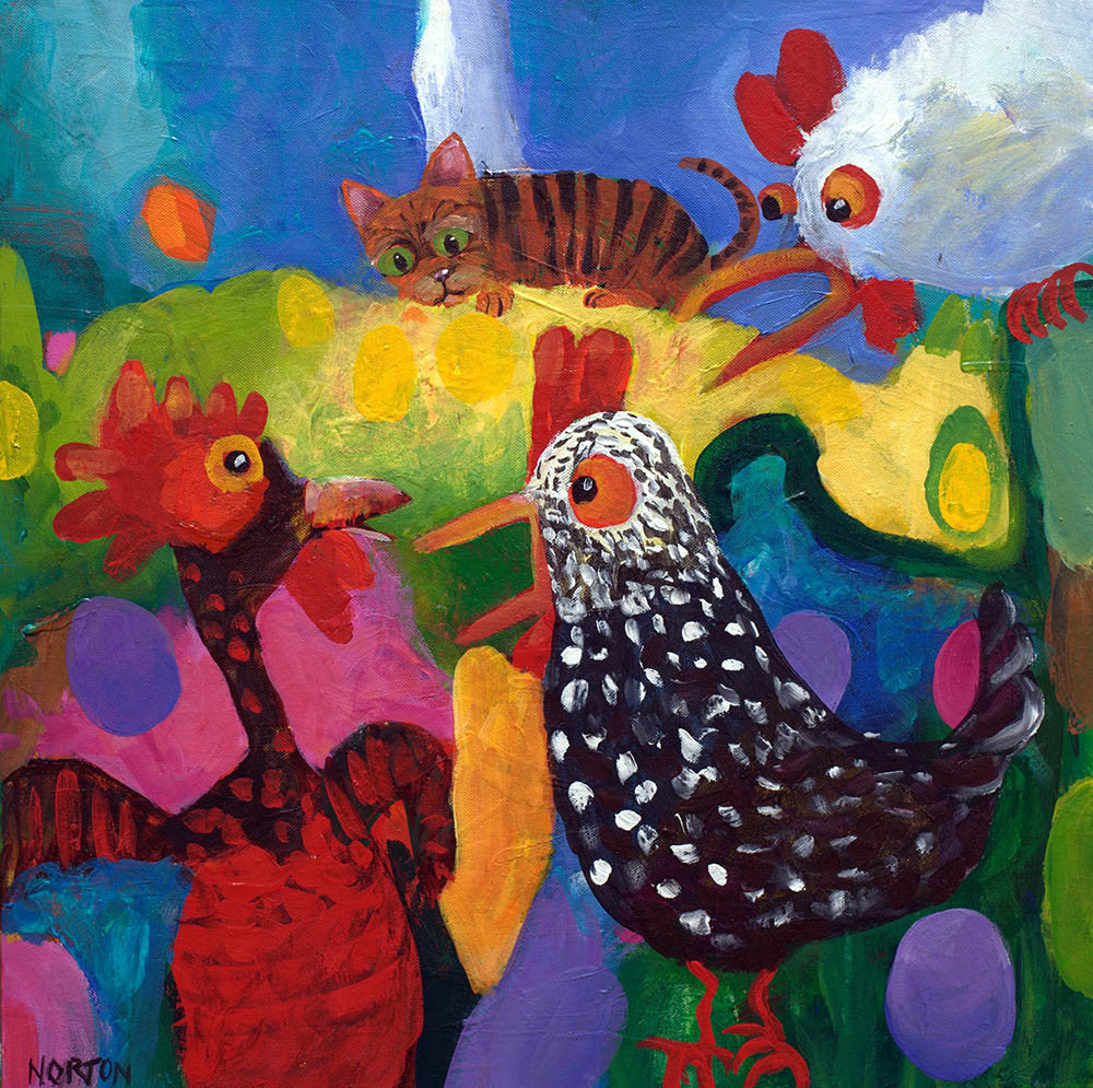 Cat in the Chook House