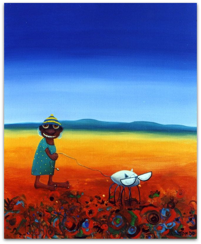 Control (Mouse on Leash) - Helen Norton Art