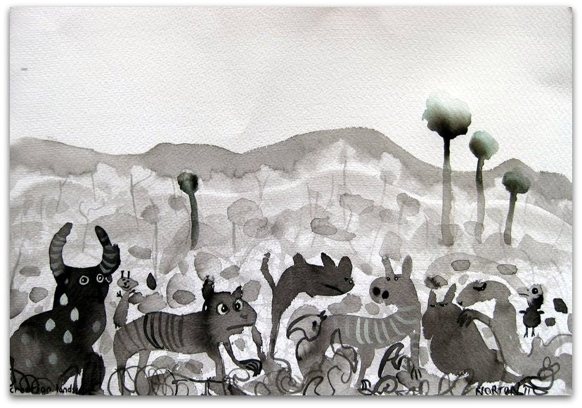 Creation Landscape - Helen Norton Art