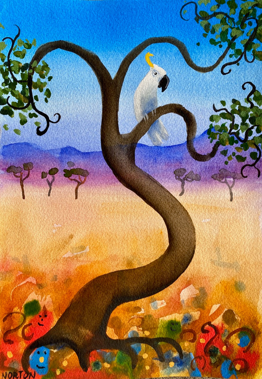 Curly Trees Matched His Crest