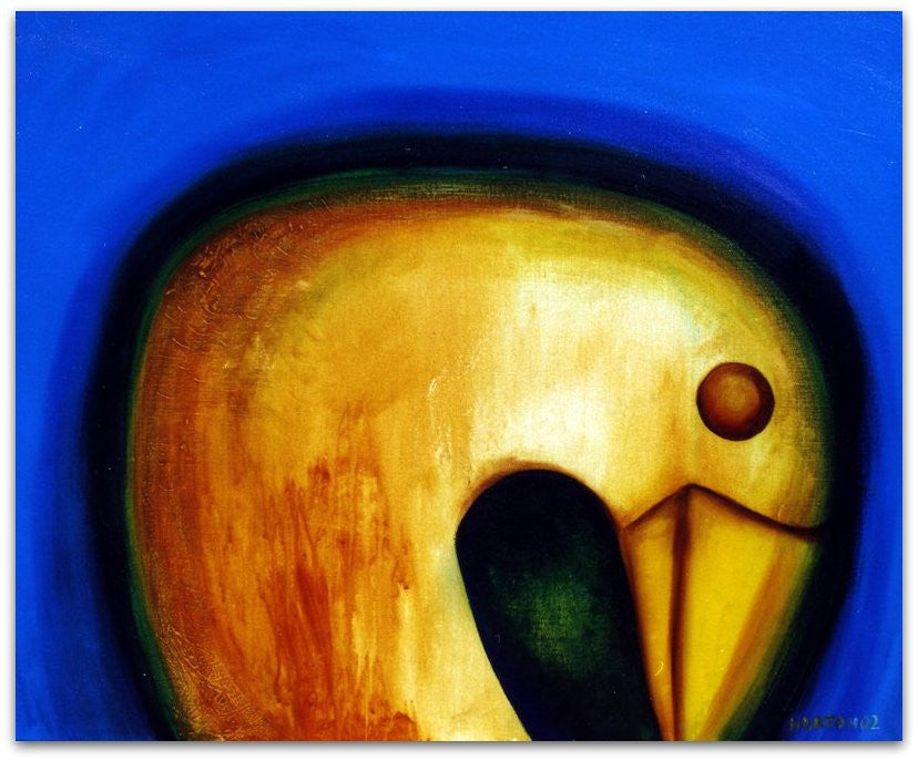 Curved Bird - Helen Norton Art