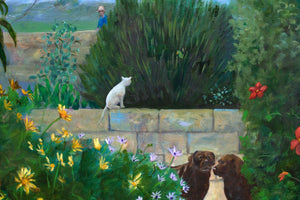 Dogs in the Garden
