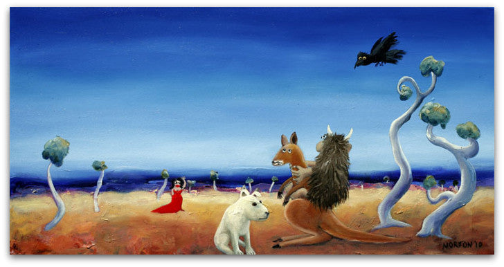 Disturbing Harlott Enters - Helen Norton Art