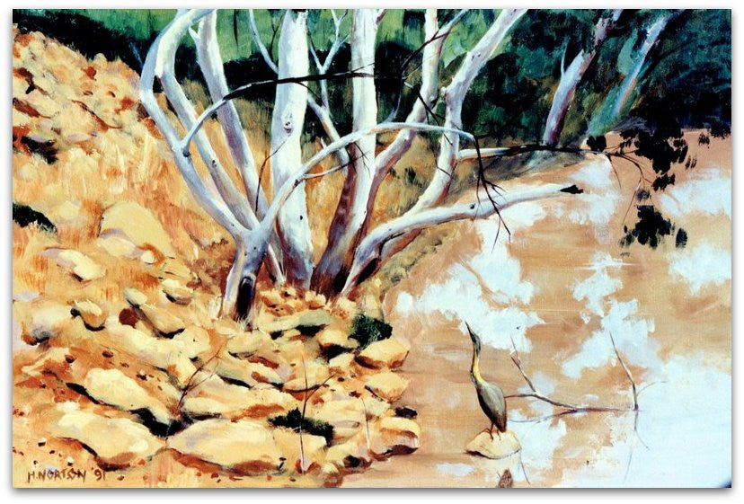 Under the Bridge - Pilbara - Helen Norton Art