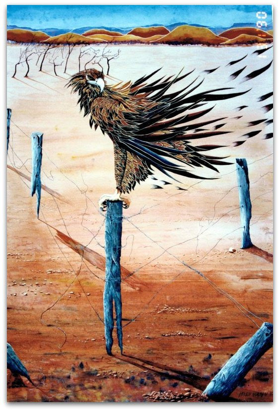 Wedge Tail Eagle (stylised) - Helen Norton Art