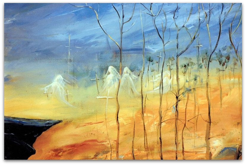 At Her God's Whim, Savanna Death - Helen Norton Art