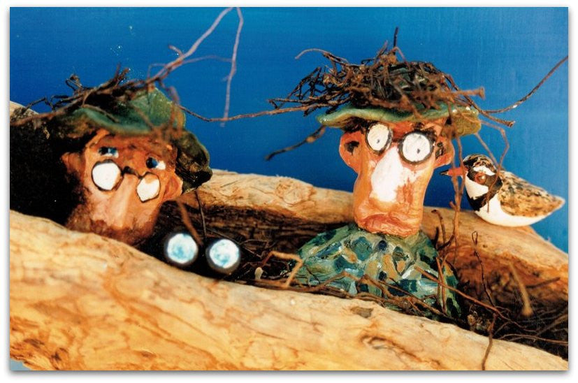 1993 Keen Chappies Bird Watchers - Helen Norton Art