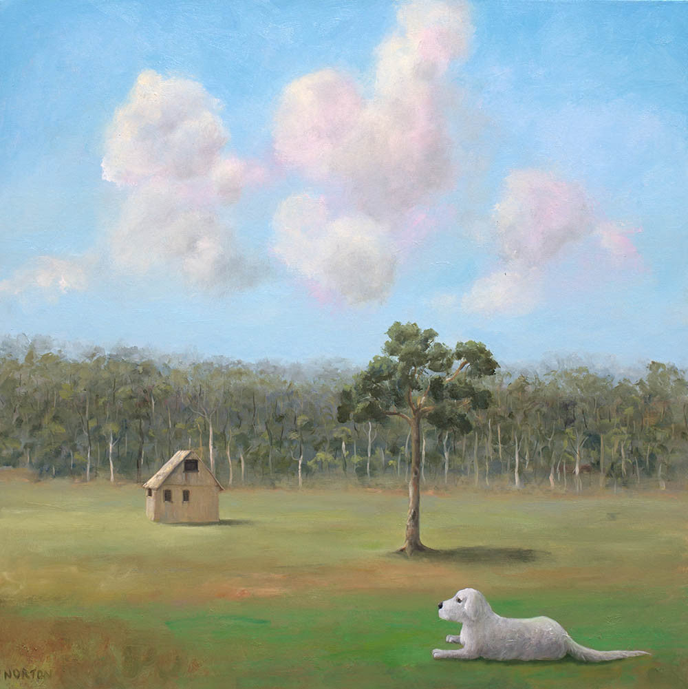 Dog With Hut - Helen Norton Art