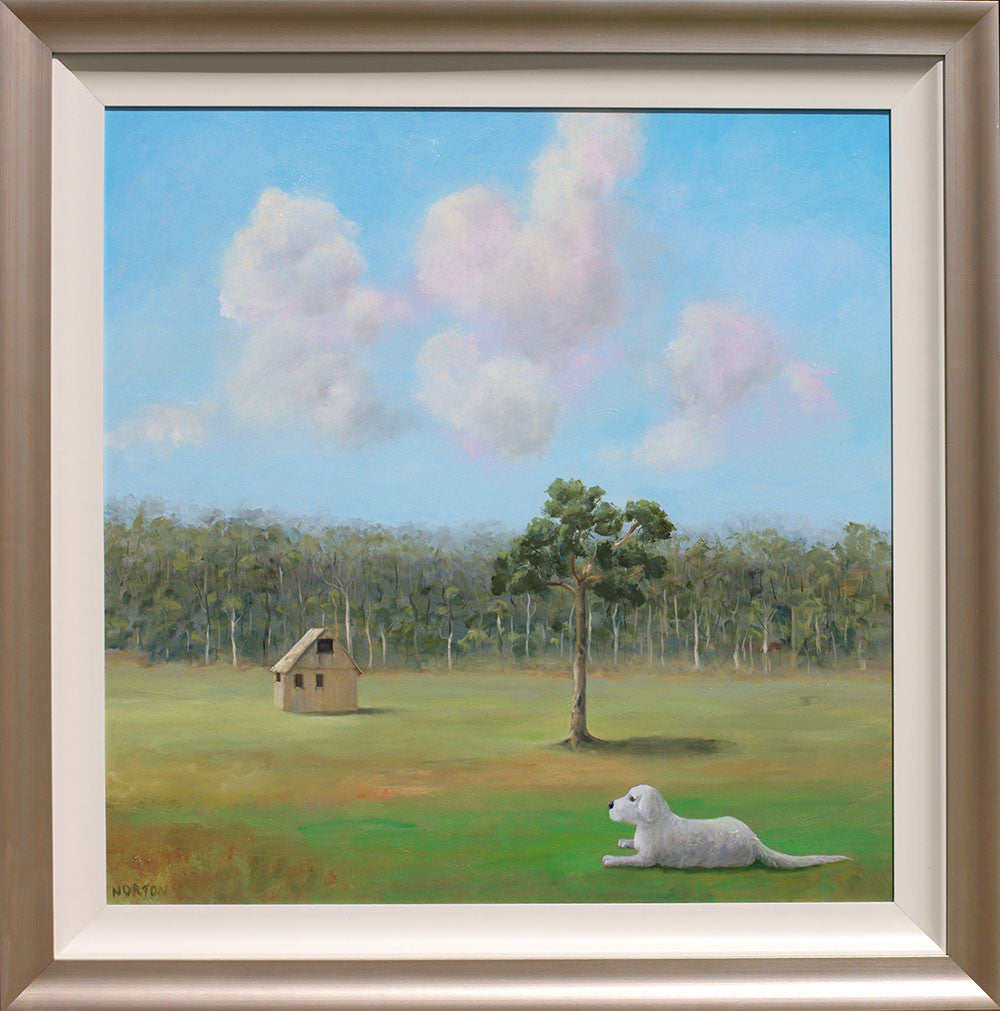 Dog With Hut - Helen Norton Art