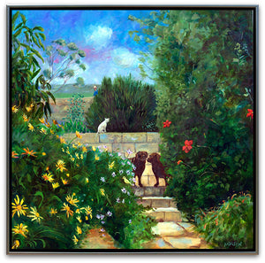 Dogs in the Garden