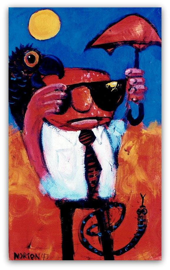 Englishman in the Hot Sun - Helen Norton Art