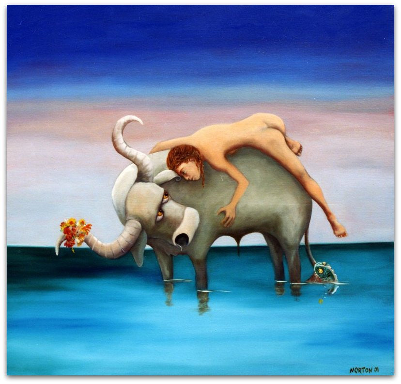 Europa Seduced - Helen Norton Art