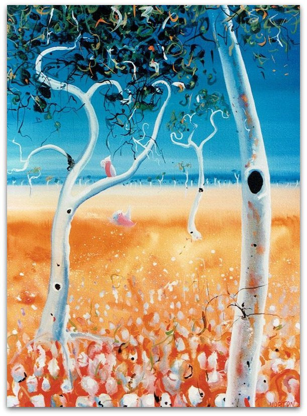 Galah's And Mulla Mulla