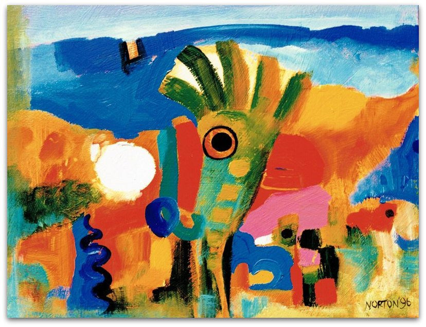 Green Crested Parrot