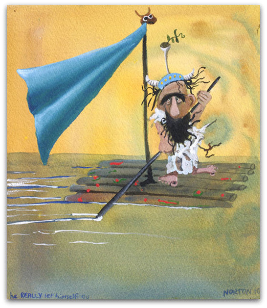 He Really Let Himself Go - Helen Norton Art