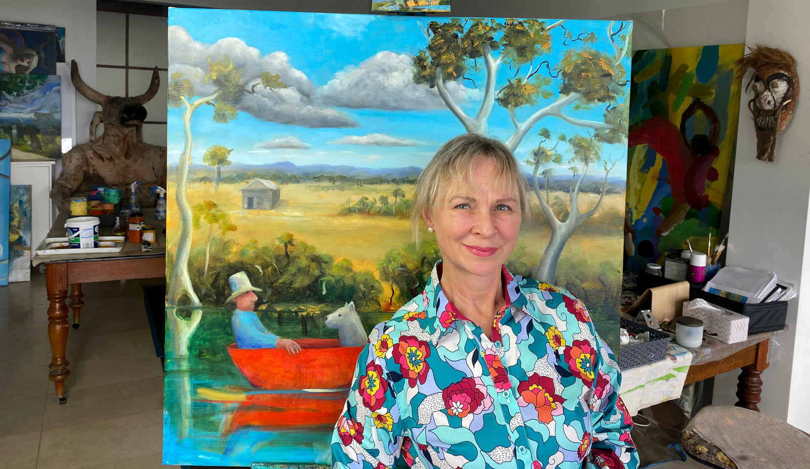 RED BOAT PAINTING - Downloadable Materials List