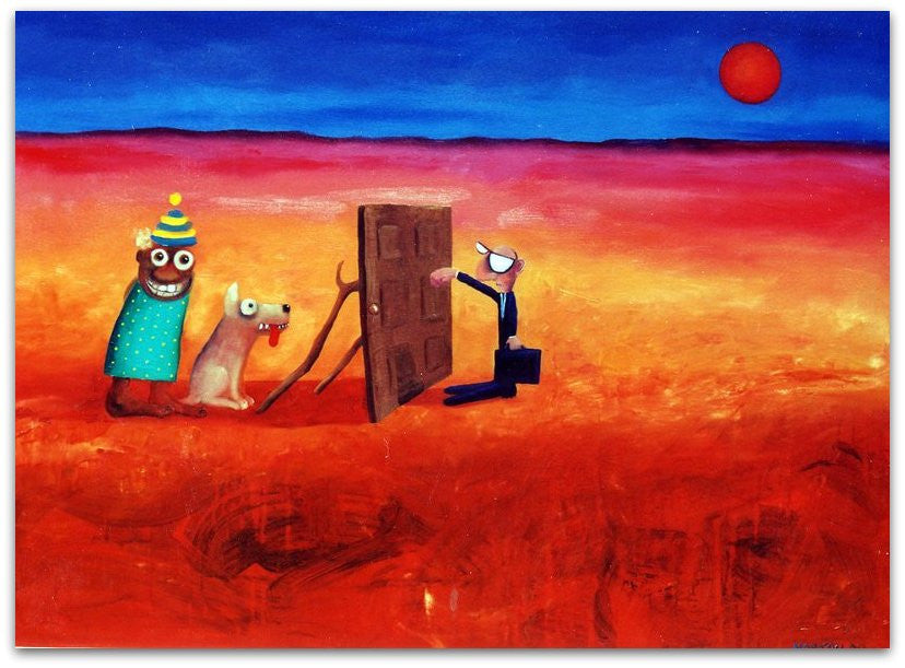 Knock Knock - Helen Norton Art