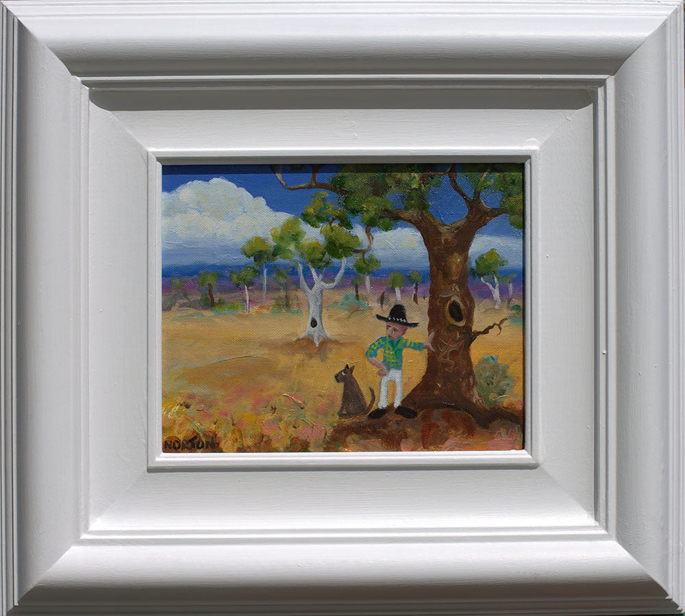 Man by Tree
