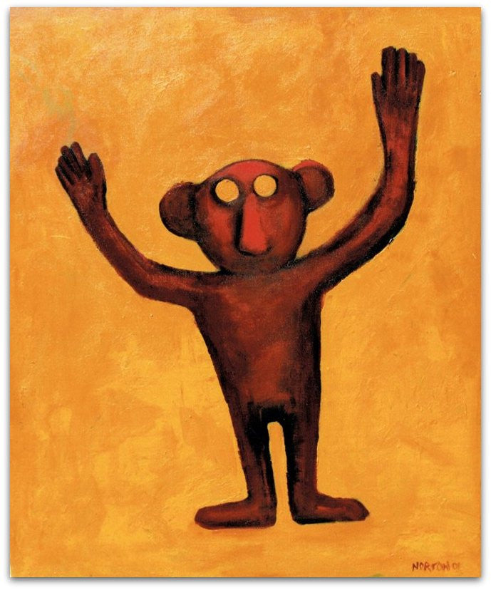 Man With Hands Up