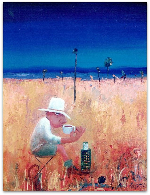 Man With Thermos