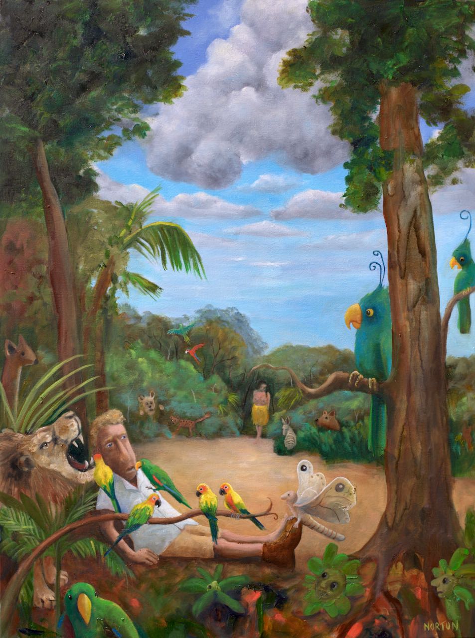 Man at Gate of Eden