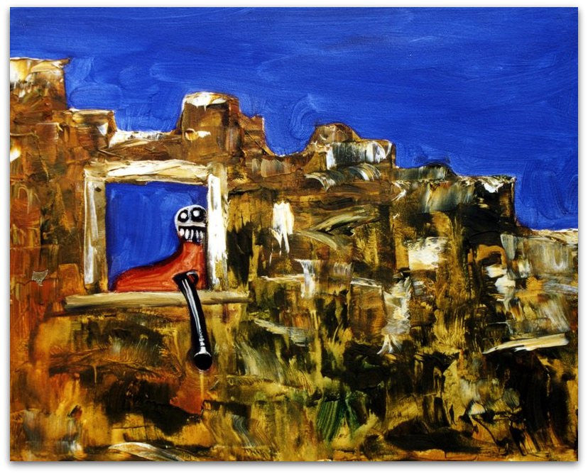 Menace in Ruins - Helen Norton Art