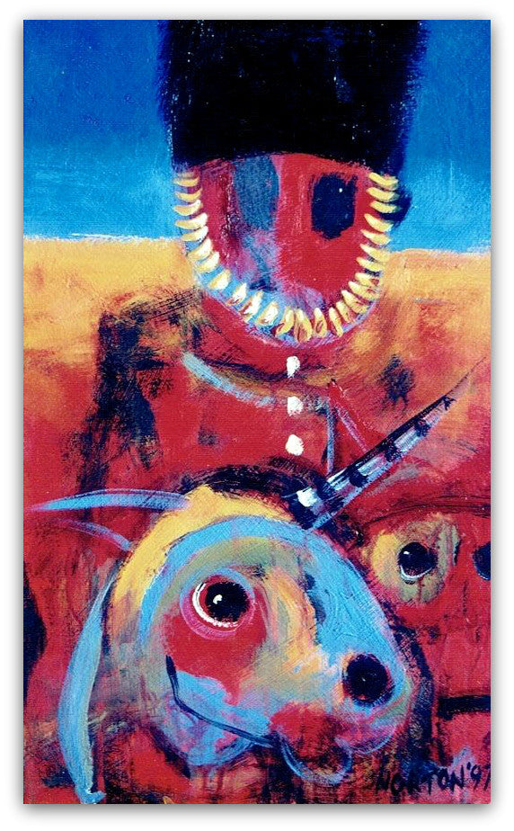 Metamorphosis of the Bearskin - Helen Norton Art