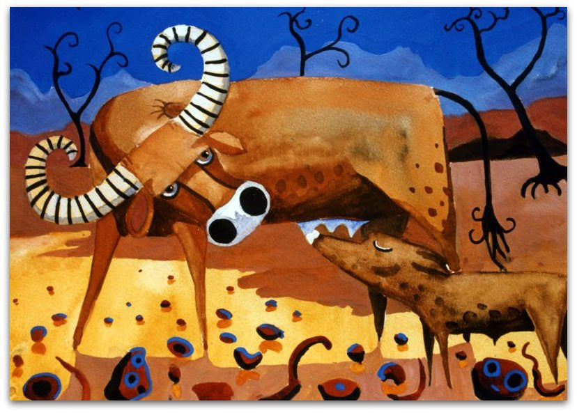 My Mum Series - Mother and Calf